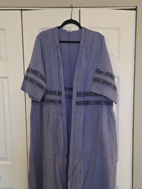 POL Pink and Lavender Women's Top with Ribbed Neckline